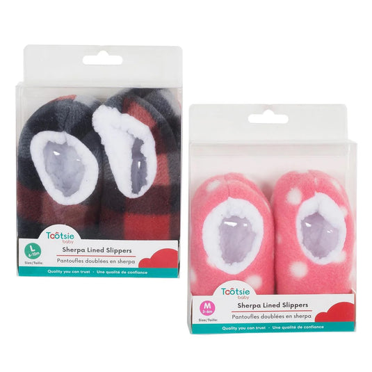 Tootsie Baby, Sherpa Slippers w elastic