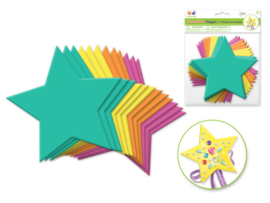 Krafty Kids: 6" Foam Shapes J) Star