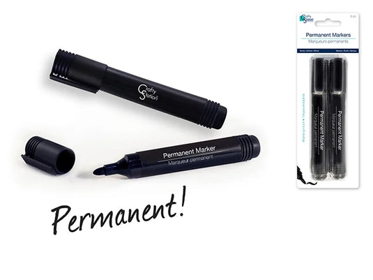 Crafty Station: Permanent Marker C) Black / Black