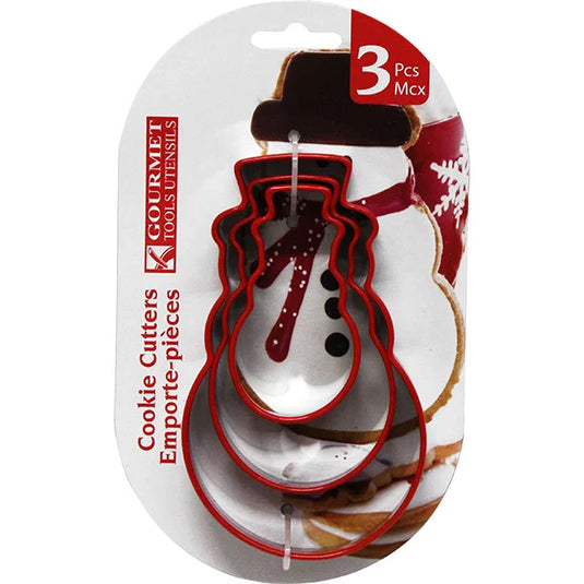 CUTTER COOKIE SNOWMAN 3 PK