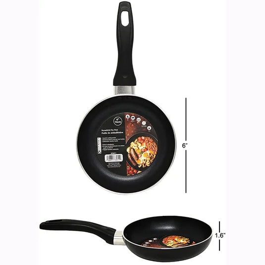 NON STICK INDUCTION BOTTOM FRY PAN 6IN