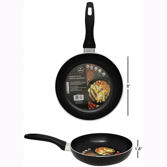 NON STICK INDUCTION BOTTOM FRY PAN 8IN