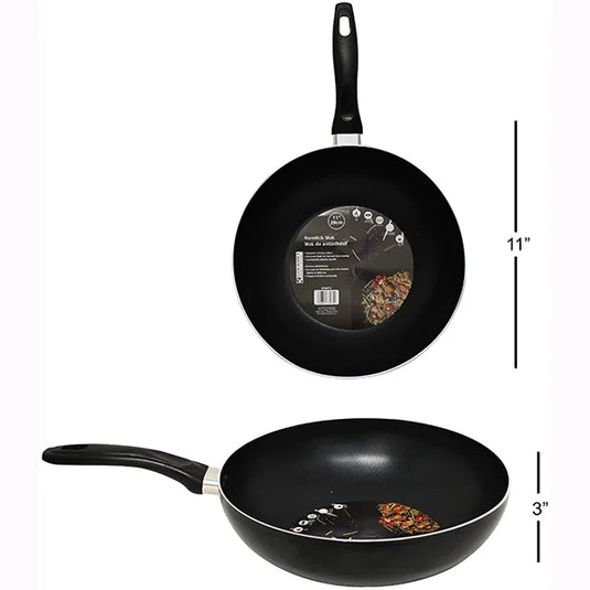 NON STICK WOK WITH INDUCTION BOTTOM