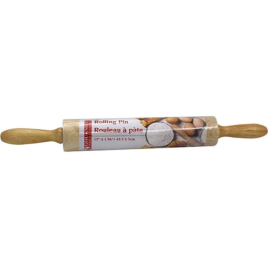 WOODEN ROLLING PIN 2.5INx18IN