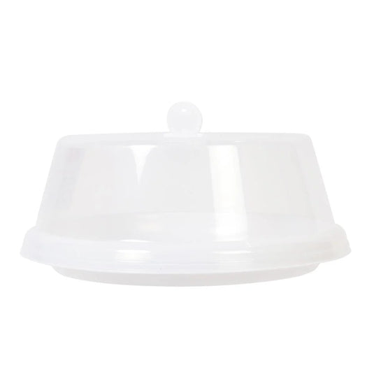 Luciano Cake Tray w/Cover,12x5", White, colour label