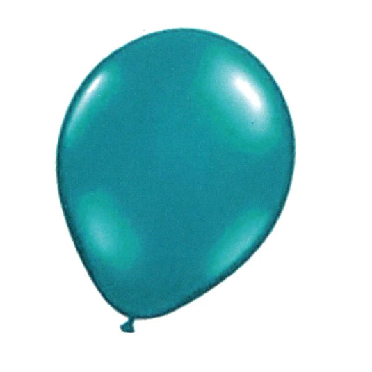 BALLOON LATEX COLOR 12in 10pcs Metallic Caribbean Blue