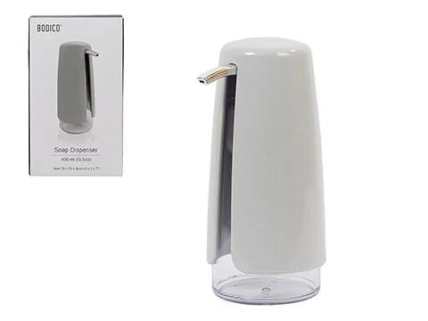 Bodico, Soap/Lotion Pump, grey, matte colour box w gloss