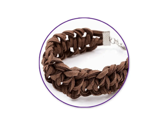 Jewelry/Craft Cord: Suede Look Asst x18m Dark Collection