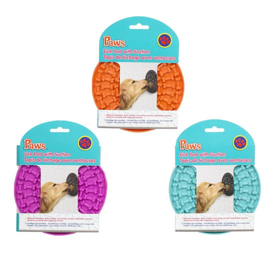 PAWS, Lick Pad w/Suction cups, Wrap card