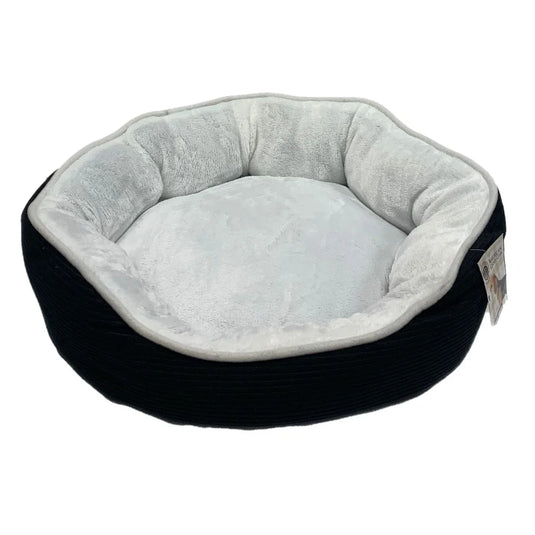 AMERICAN KENNEL CLUB' LIT POUR ANIMAUX/ PET BED ROUND 45x40x15cm - BLACK