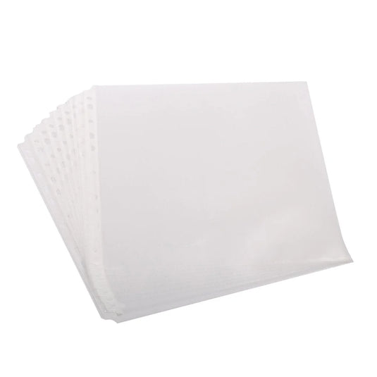 O.WKs. 10-pc Sheet Protector, 8.5"x 11" pp bg w/lbl  (HZ)