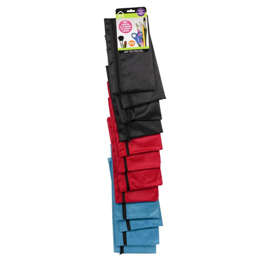 H.E. Zipper Storage Bag, hangtag card w/ clip strip