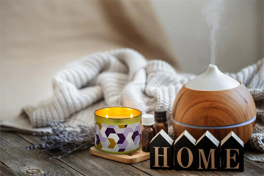 KG 3-Wick Tin Mulled Wine 14Oz Paraffin/Soy Blend Candle (Az)
