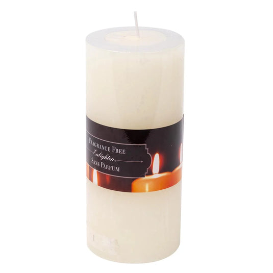 KG Enlighten 6" Unscented Pillar White, 72Hrs (Az)