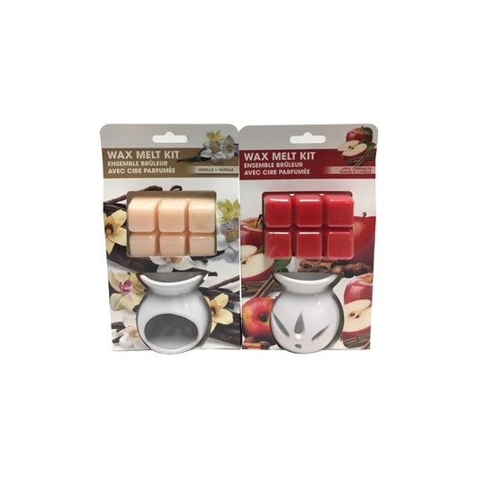 WAX MELT KIT (1 WARMER + 6 WAX MELTS )