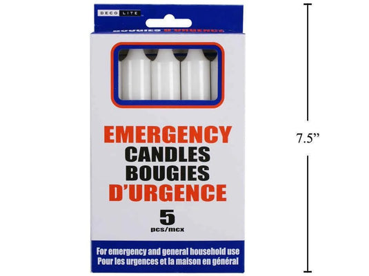 5-pc 6.5" All Purpose Candles colour box 5H