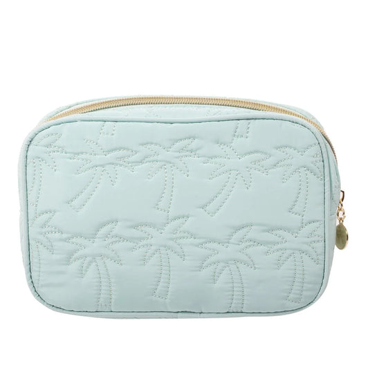 Bodico, Cosmetic Bag, mint green, palm tree, 20X4X13cm