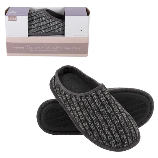 Bodico, Women's Ribbed Slippers