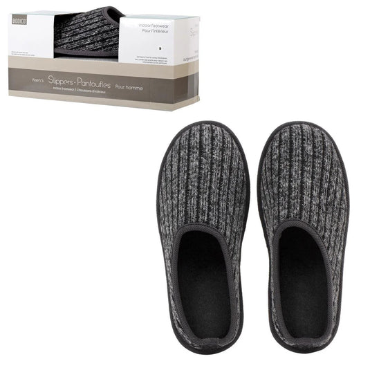 Bodico, Men's Ribbed Slippers, col box
