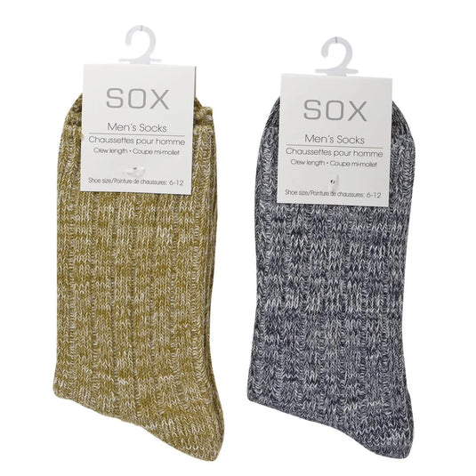 Sox, Men's Marl Socks, Crew