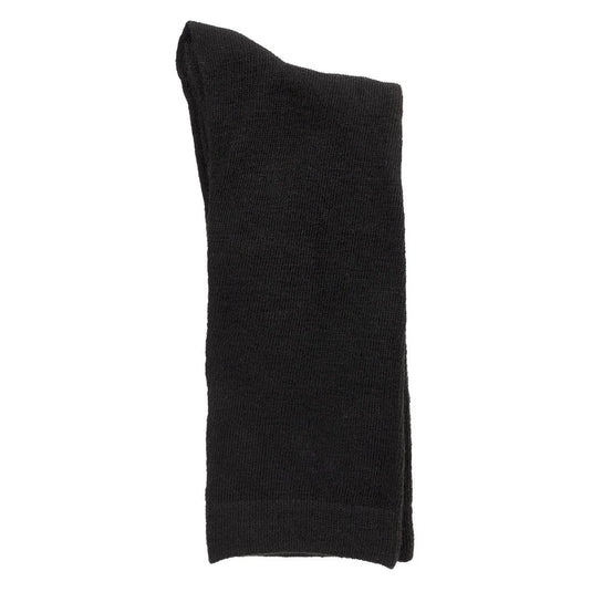 SOX, Men's Crew Socks, Black one size (6-12), h/c, 95poly/5span
