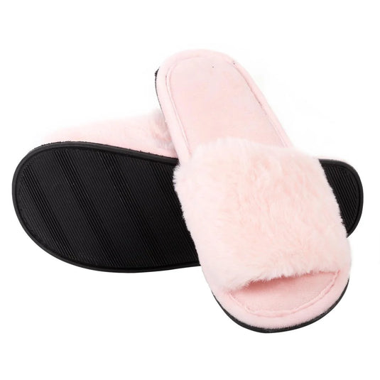 Bodico, Women's Open-Toe Slippers, hanger w ht, 3 sizes: 1-S/3-M/2-L