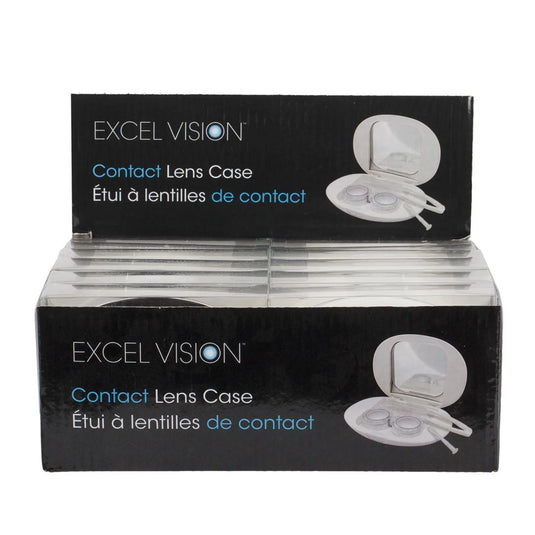 Excel Vision, Slim Contact Lens Case,pvc box w insert
