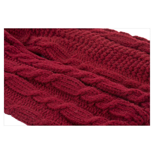 SOX, Knitted Reading/House Socks, Maroon,paper wrap