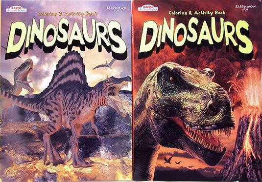 Book Coloring Dinosaurs 8INx11IN