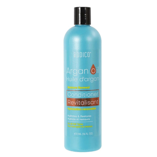 Bodico, 473ml Argan Conditioner, label, Made in Canada