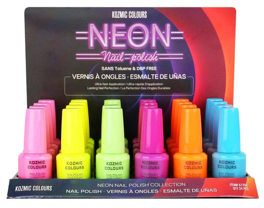 NEON NAIL POLISH PROMOTIONAL TRAY
