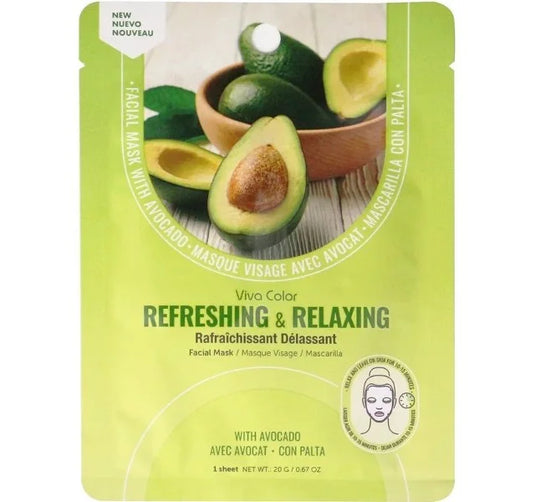 FACIAL MASK REFRESHING AVOCADO OIL