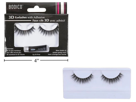 Bodico, 3D Fairy Eyelashes with adhesive, col box