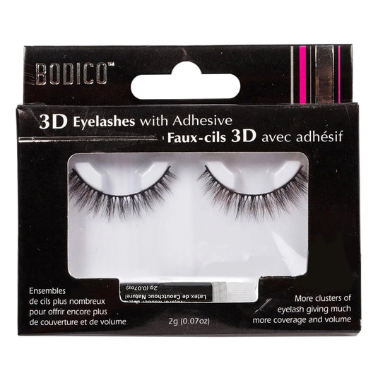 Bodico, 3D Fairy Eyelashes with adhesive, col box