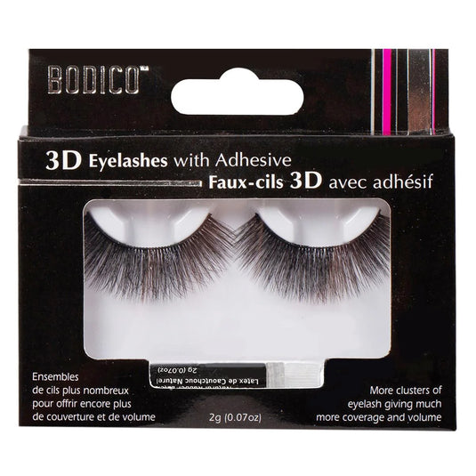 Bodico, 3D Butterfly Eyelashes with adhesive, col box