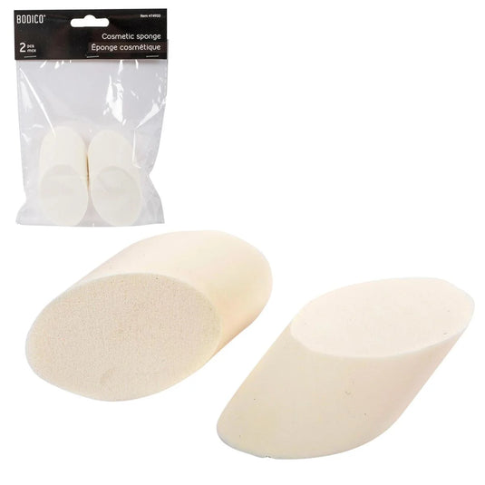 Bodico, 2pc Makeup Sponge , creme, opp bag w header