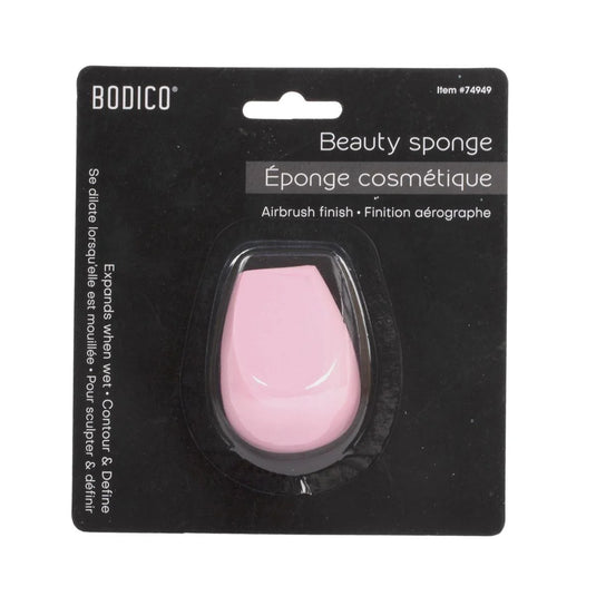 Bodico, Contour Beauty Sponge, pink, blister card