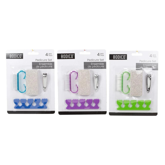 Bodico, 4pcs Pedicure Set, blister card