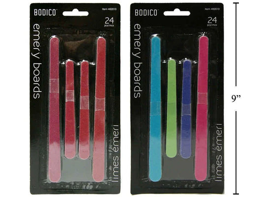 Bodico 24-pc 4.5 &6.5" Nail Files, b/c(HZ)