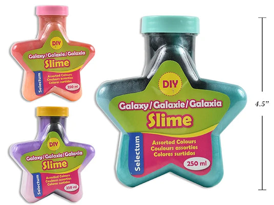 DIY SLIME GALAXY 250ML ( STAR SHAPE BOTTLE )