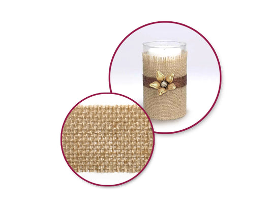 Craft Décor Ribbons: Natural Burlap Trim Variety Pack 3yds (1yd x 3)