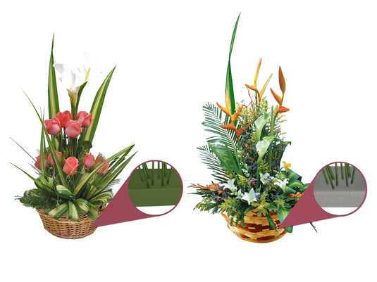 Floral Foam: For Wet/Dry Assorted 7.9x2.76x3.94" Shrinkwrapped 24 Each Wet