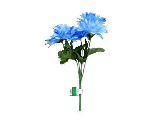 Enchanted Garden: 11.8" Gerbera Daisy Bush x5 Heads A) Harvest Asst