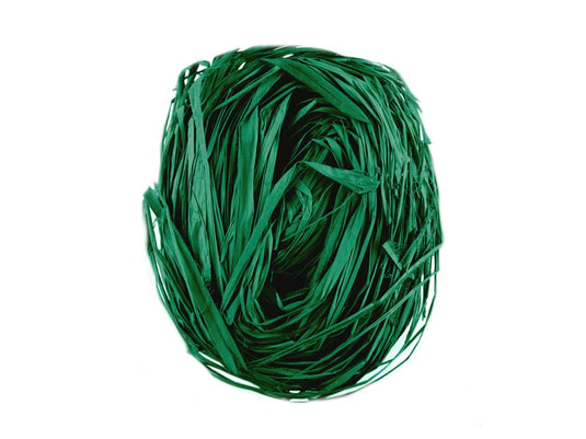 Craft Decor: 2oz Raffia Colored A) Hunter Green