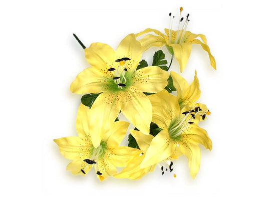 Enchanted Garden: 13" Tiger Lily Bush X6 Heads