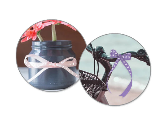 Craft Décor Ribbons & Trims: Grosgrain 3/8" x 3yd Rolls C) Hearts Medley