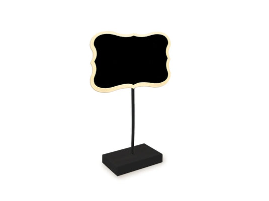 Craft Decor: Chalkboard Clip Sign Stand C) Bracket w/Natural Edge