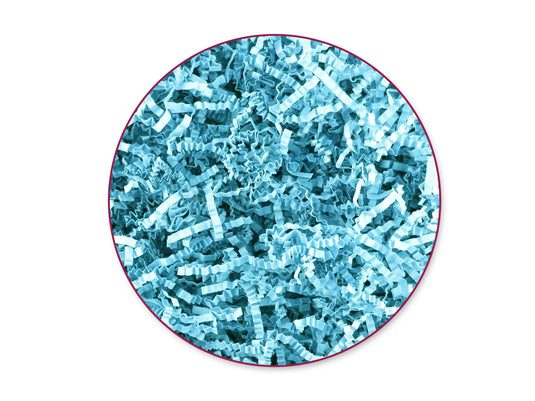 Basket Accessories: 1.5oz Crinkle Filler B) Light Blue