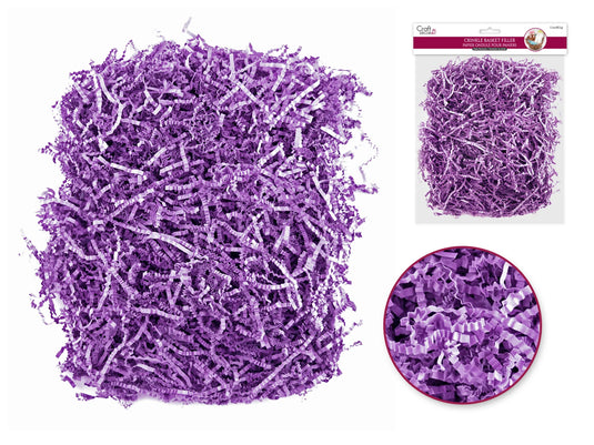 Basket Accessories: 1.5oz Crinkle Filler E) Purple