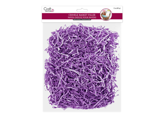 Basket Accessories: 1.5oz Crinkle Filler E) Purple